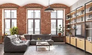 Salon loftowy w bloku? Sprawdź, jak stworzyć industrialny styl!