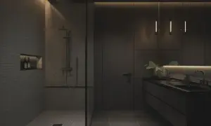 Jak płytki powiększą ciemną łazienkę bez okna? Sprawdź triki!