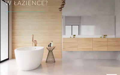 Łazienka bez płytek? Odkryj mikrocement, lamele i inne hity!