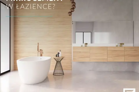 Łazienka bez płytek? Odkryj mikrocement, lamele i inne hity!
