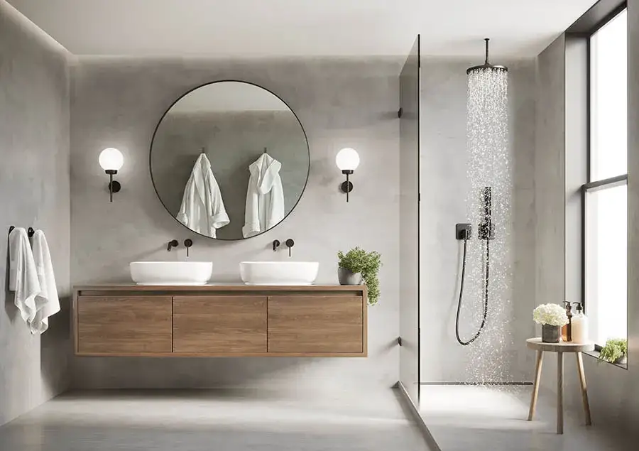 lustro łazienkowe styl glamour loft skandynawski
