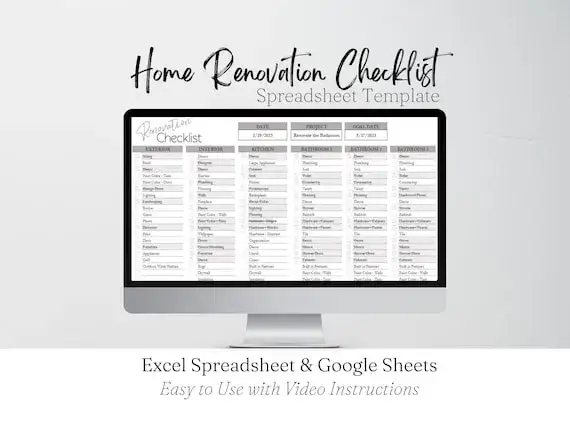 planowanie remontu łazienki checklist